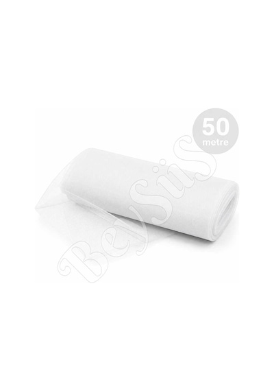 Süsleme Tülü Beyaz Kristal Tül 50 M Tüm Yaşlar