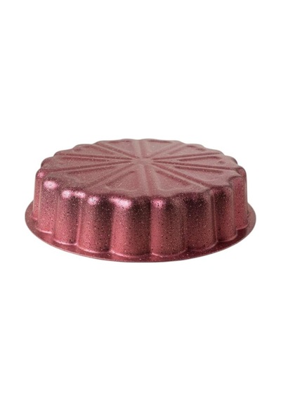 Granit Efektli Kek Kalıbı, Tart Taklıbı Kırmızı 28cm
