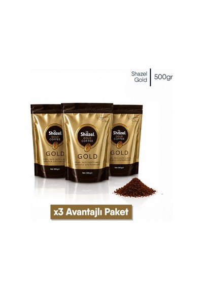 Shazel Gold Çözünebilir Kahve 500gr Filtre