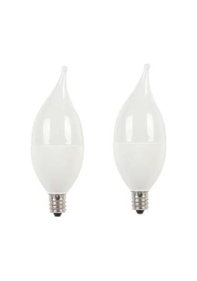 2 Adet Çok Kaliteli E14 Duy 5 Watt, 4200 Kelvin Beyaz Işık Led Ampul, Avize Şamdan Ampulü Mum Ampul