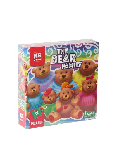 Prs 32705 The Bear Family Pre School Puzzle -kspuzzle Standart