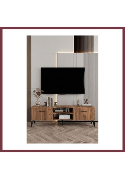 Storeşahin Vera Tv Sehpası Suntalam Kahverengi 160x35 Cm Shn0720