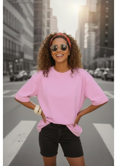 Mily Kadın Oversize Basic Bisiklet Yaka Pamuklu T-shirt Rahat Kesim Unisex Sevgili Kombini Pembe Mily Kadın Oversize Basic Bisiklet Yaka Pamuklu T-shirt Rahat Kesim Unisex Sevgili Kombini Pembe