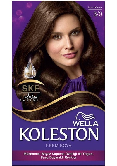 Wella Koleston Kıt 3/0 Koyu Kahve