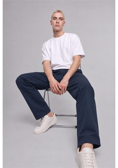 Defacto Ultra Yumuşak Baggy Fit Pile Detaylı Basic Pantolon H3865ax26aunv146 Lacivert-nv146