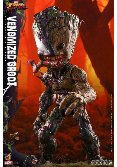 Hot Toys Venomized Groot Collectible Figure Tms 027 - Spider-Man.