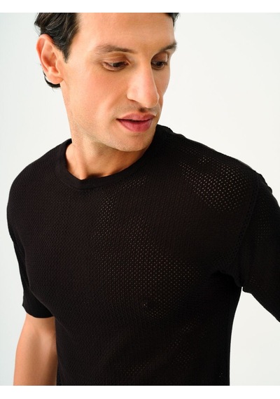 LOFT Regular Fit Erkek Tshirt K.kol Lf2032165 Q1.v1 Siyah