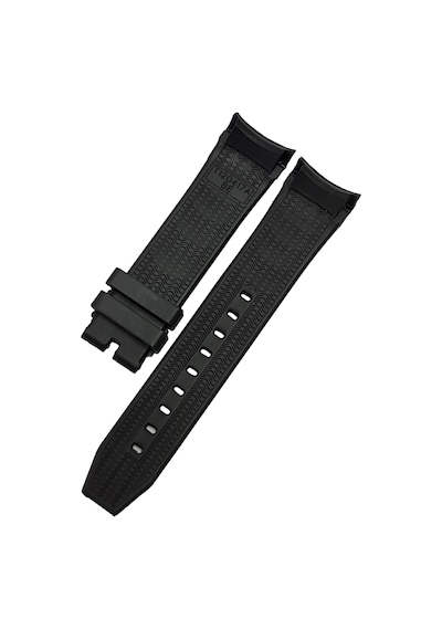 Tissot Seastar T120417 Uyumlu Siyah Silikon Saat Kordonu