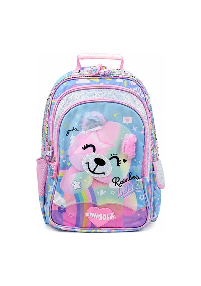 Chımola Cute Bear Sırt Çantası 16" Çok Renkli