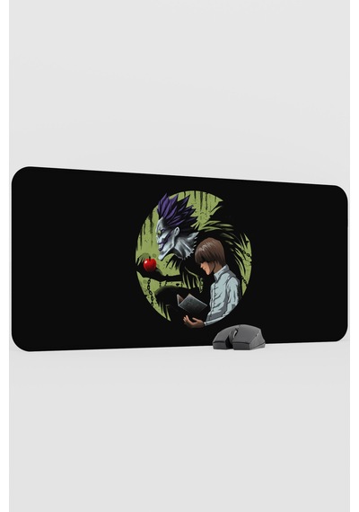Death Note Anime V5 - 90x40 Xxl Gaming Kauçuk Kaymaz Taban Mouse Pad Fare Altlığı