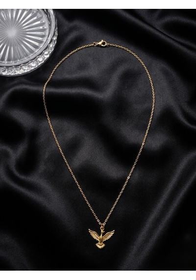 Anka Kuşu Gold Kolye 01 - Gold