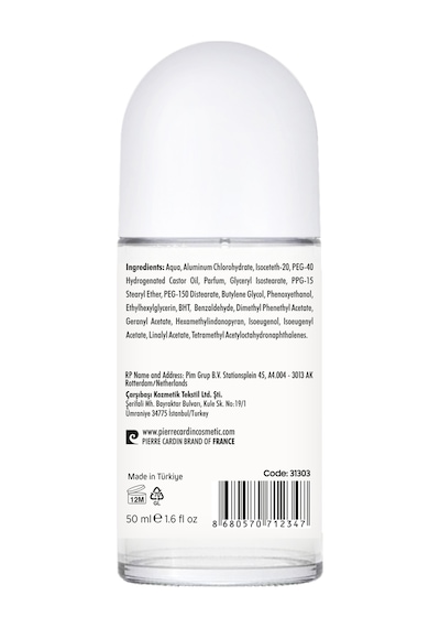 Pierre Cardin White Silky Kadın Roll-On Deodorant 50 ML
