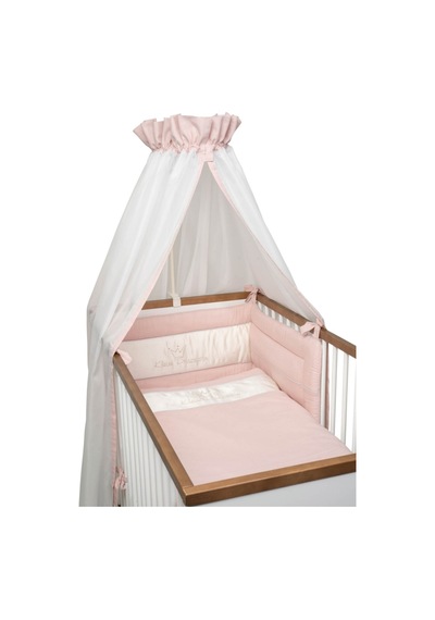 Lüks Fırfırlı Bebek Beşik Cibinlik Tülü Şık Ve Koruyucu Bebek Odası Cibinliği Pembe - 888187017