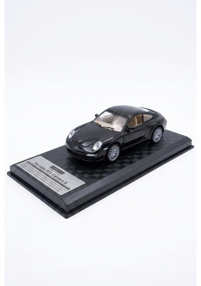 Hobbiez Lisanslı Porsche 911 Carrera Kapıları Açılabilir Model Diecast 1/32 Ölçek Metal Standlı Araç
