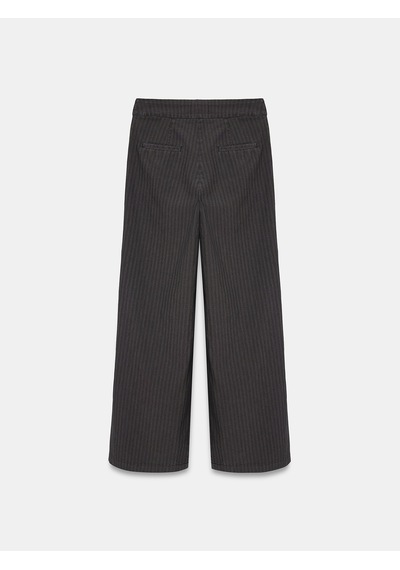 Dilvin 72822 Geniş Paça Pileli Pantolon Siyah
