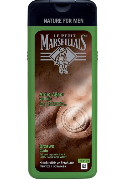 Le Petit Marseillais Men Ardıç Ağacı ve Füjer Duş Jeli 400 ml x2