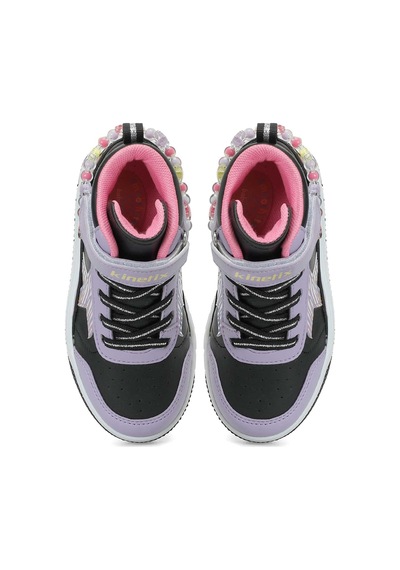 Kinetix Toner Hı P Siyah Kız Çocuk High Sneaker Siyah-lıla