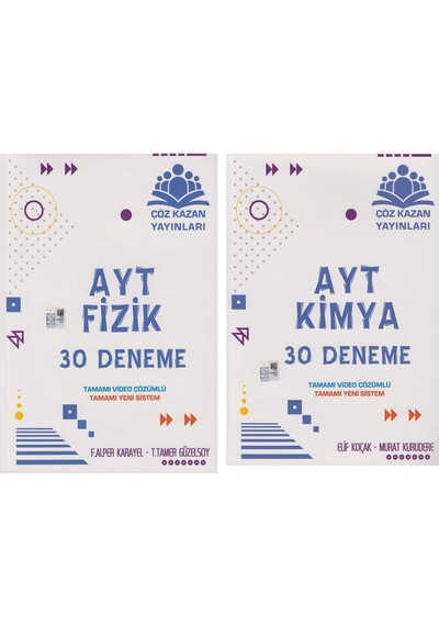 Çöz Kazan Ayt Fizik Ve Kimya Deneme Seti 2 Kitap