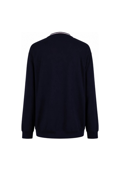 Trender Triko Ribana Lacivert Erkek Sweatshirt 2001