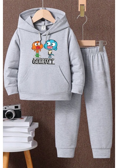 Panios Kids Erkek Çocuk Baskı Detaylı Alt-üst Takım Kırmızı