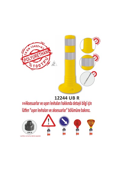 12244 Ub R Evelux Şerit Ayırıcı Esnek Delinatör