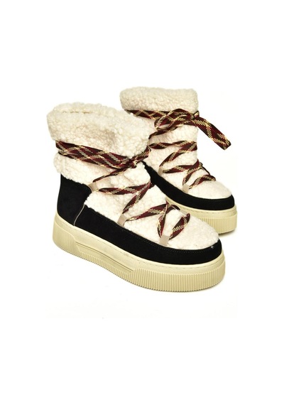 Fox Shoes T476500702 Siyah Süet Kalın Tabanlı Kadın Bot Siyah Fox Shoes T476500702 Siyah Süet Kalın Tabanlı Kadın Bot Siyah