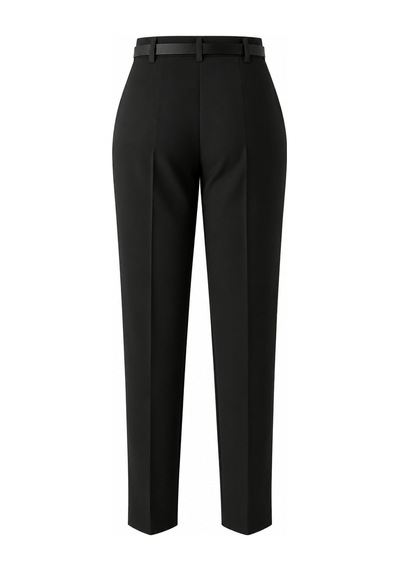 Laluvia Siyah Kemerli Pantolon - 2y3790