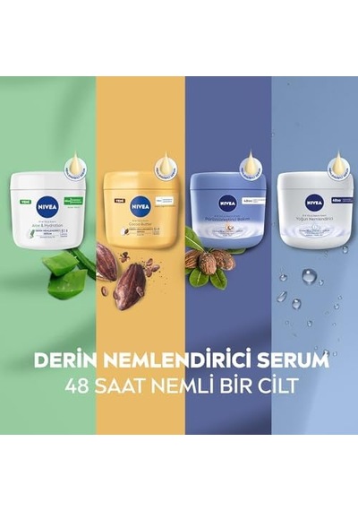 Nemlendirici El Ve Vücut Bakım Kremi Pürüzsüzleştirici 400 Ml, Kuru Ciltler,48 Saat Yoğun Nemlendirme,shea Yağı