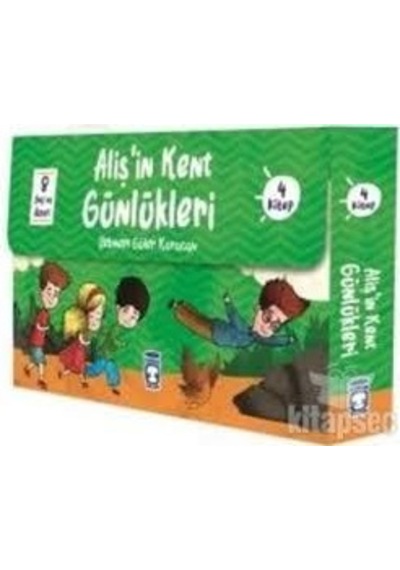 Alişin Kent Günlükleri 4 Kitap Set - Timaş Çocuk Yayınları