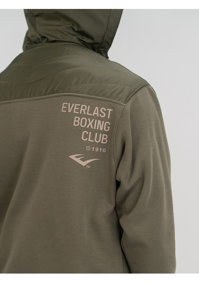 Everlast Boxing Club 2.0 Full Zip Haki Erkek Kalın Sweatshirt Haki