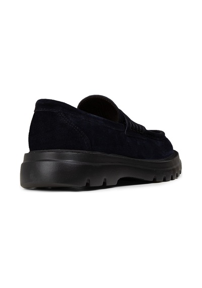 Deery Erkek Hakiki Süet Lacivert Loafer Ayakkabı - 02006mlcve01 Lacivert