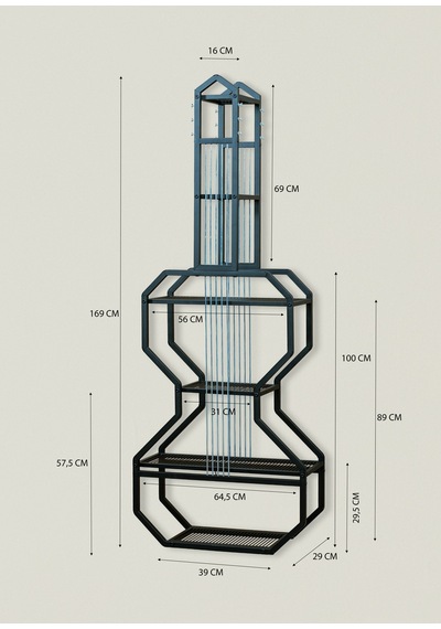 Gitar Formlu Metal Kitaplık Traverten Raflı Modern Dekoratif Aksesuar Rafı Siyah Çiçeklik Ünitesi Gitar Formlu Metal Kitaplık Traverten Raflı Modern Dekoratif Aksesuar Rafı Siyah Çiçeklik Ünitesi