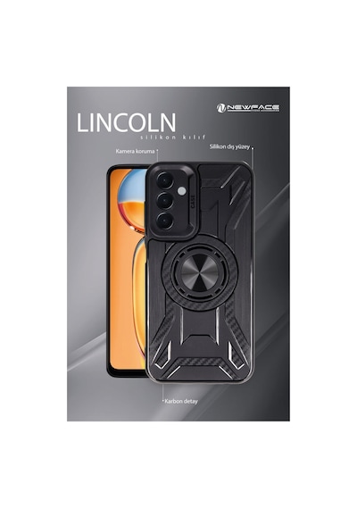 Galaxy Uyumlu  A05s Kılıf Lincoln Silikon - Lacivert