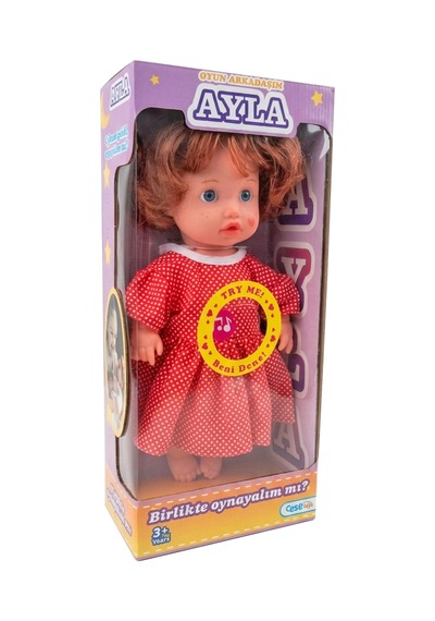 Ayla Bebek 40 Cm Türkçe Konuşan Kolları Ve Kafası Harekeli Et Bebek
