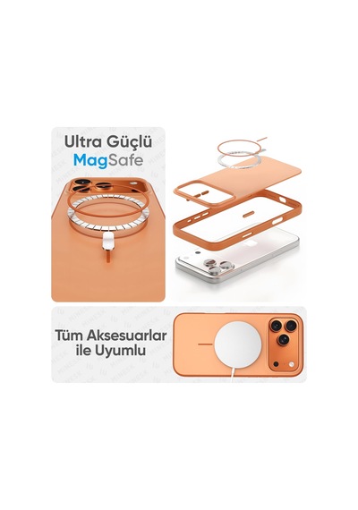 İphone 17 Pro Max/18 Pro Max İçin Magsafe İle Uyumlu Kılıf Metal Tuşlu Çizilmelere Ve Soyulmalara Karşı Dayanıklı Materyal, Dokulu Kenarlı Koruyucu Lacivert, 17 Pro Max/18 Pro Max