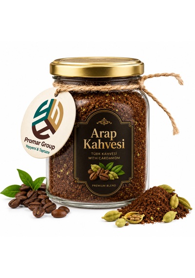 Arap Kahvesi Kakuleli - Cardamom - Helli 200 Gr Kavrulmuş Öğütülmüş