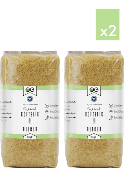 2 Li Organik Köftelik Bulgur 800 Gr