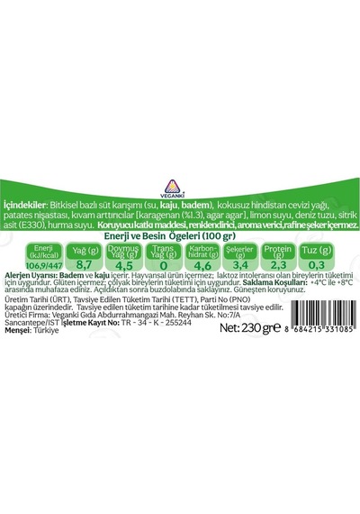 Veganki Soyogu Vegan Yoğurt 230gr-3519