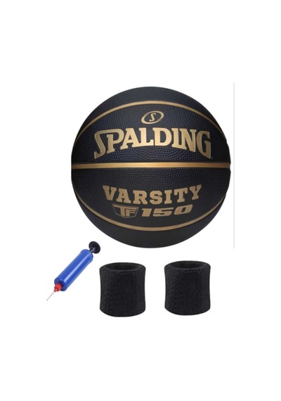Basketbol Topu Varsity Black Gold Tf-150 +pompa +2 Bileklik