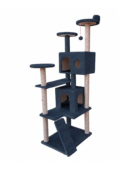Missidea Nr-0063 Kule Kedi Evi Tırmalama Antrasit