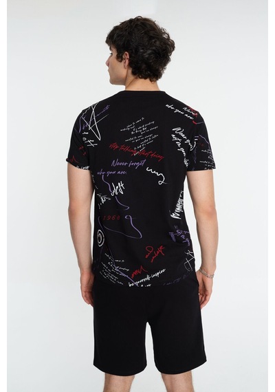 Loft Regular Fit Erkek Pijama Siyah