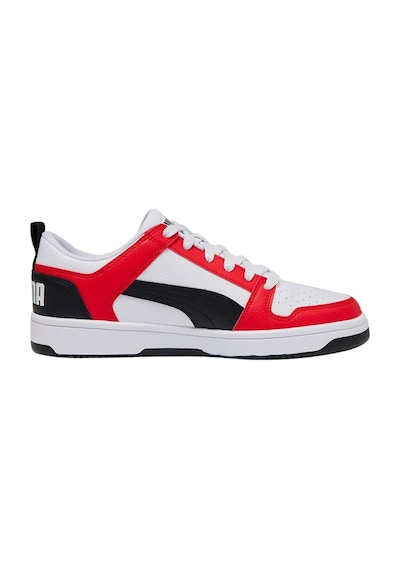Puma Rebound Layup Lo 369866 20 Unisex Beyaz Günlük Sneaker Beyaz - Kırmızı