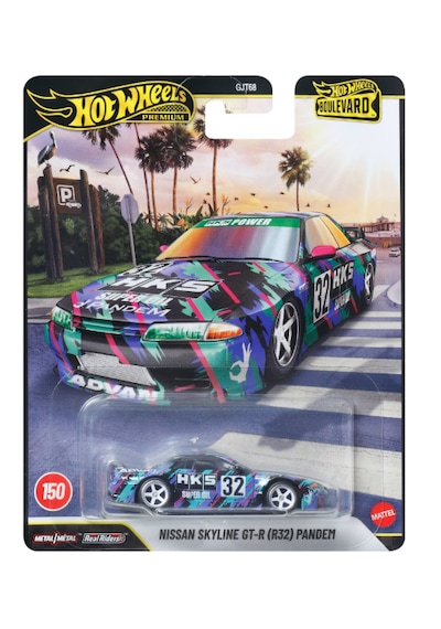 Hot Wheels Premium Boulevard Nissan Skyline Gt-r R32 Pandem Çok Renkli