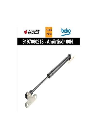 Arçelik Uyumlu Beko 26cm Yatık Davlumbaz Gazlı Amortisör 60n