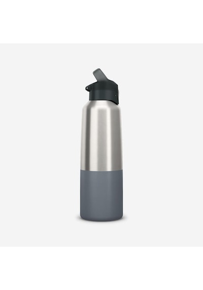 Quechua Outdoor Paslanmaz Çelik Termos - 1 L - Gri - 900