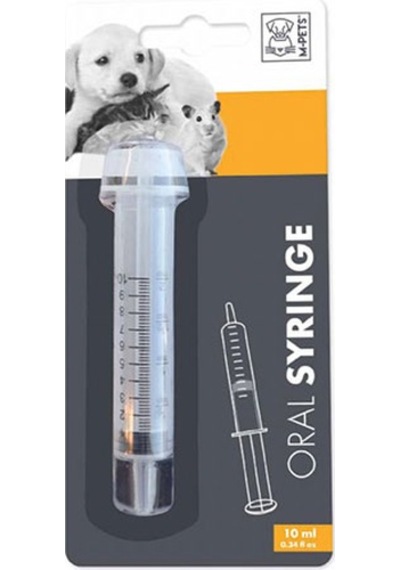 M-pets Pratik Yavru Kedi Ve Köpek Besleme Aparatı 8,2x17,6x2,5 Cm 10 Ml 244-76001.01