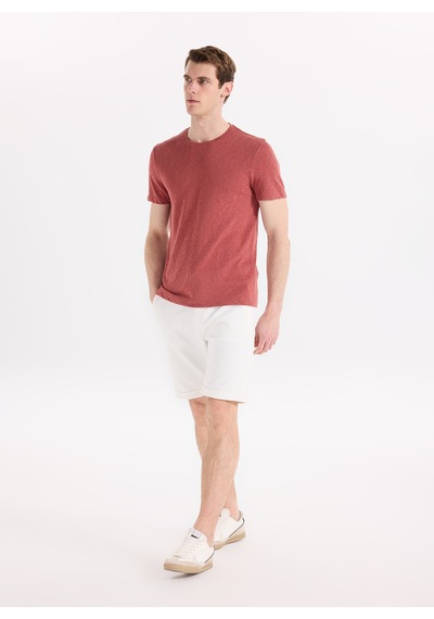 Fabrika Kiremit Erkek Pamuklu T-shirt F6sm-tst 2900