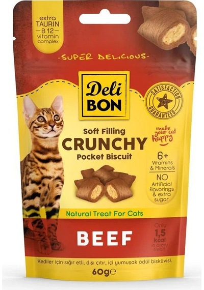 İçi Doulu Ödül Bisküvisi - Sığır Etli 60gr