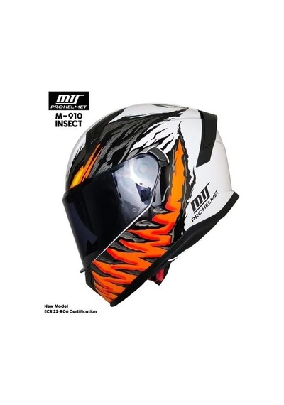 Mts M-910 Full Face Kask Insect Renkli