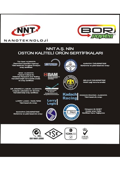 Bor Power S-250 Gold Güçlendirilmiş Bor İçerikli Motor Yağ Katkısı - Nnt Bor Power